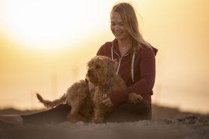 volunteer and dog rescue